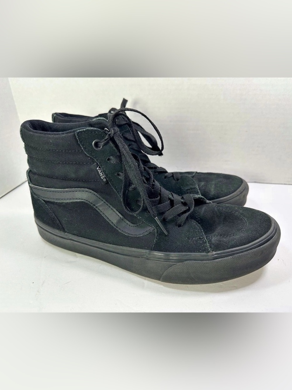 Vans Sk8-Hi High-Top Sneakers Black US 7.5 Men’s 9 Women’s Skater Goth